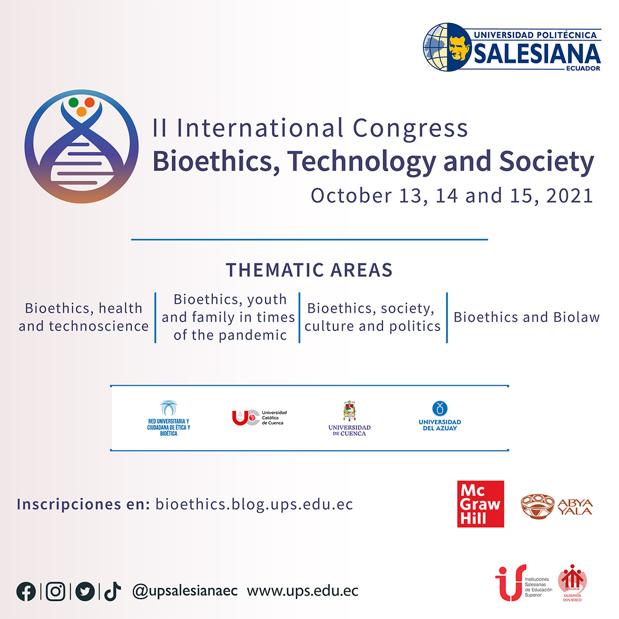 II Congreso Internacional de Bioética, Tecnología y Sociedad
