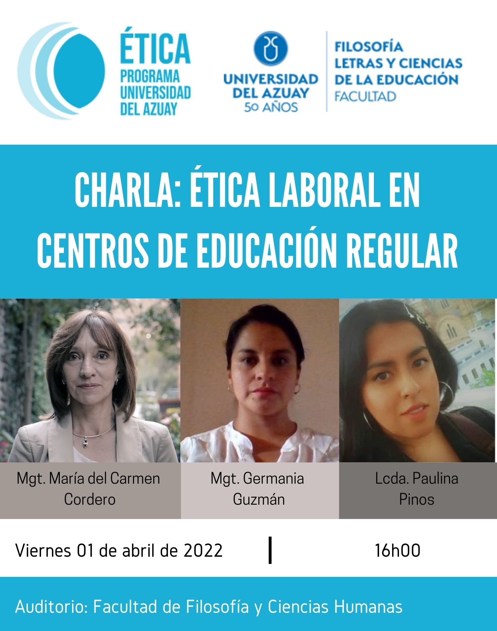 Charla: Ética Laboral en Centros de Educación Regular