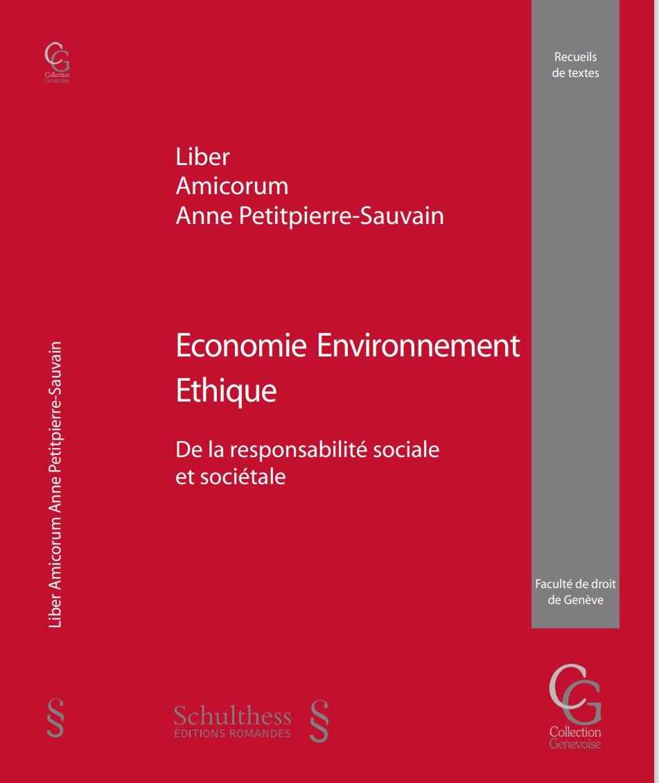 Economie Environnement  Ethique