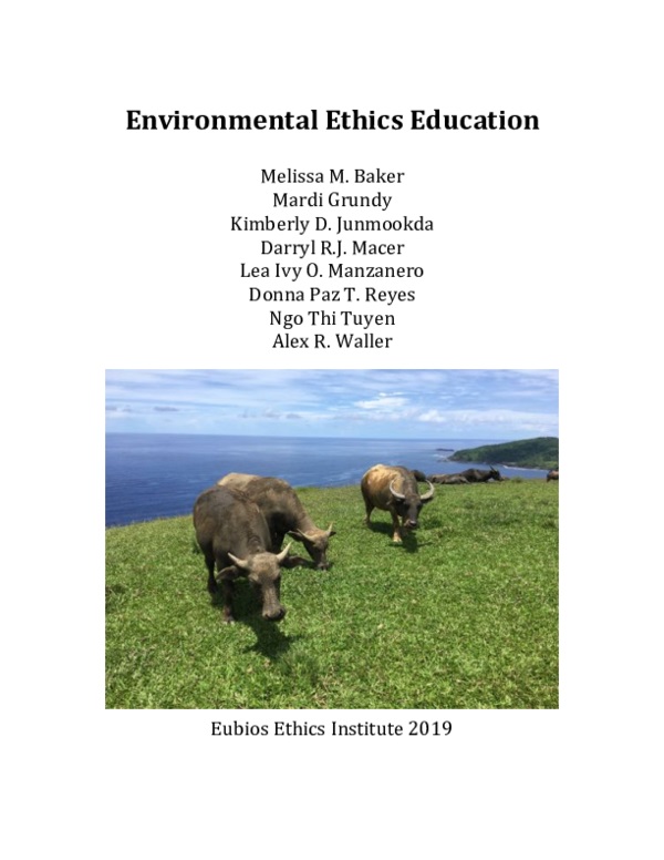 Environmental	Ethics Education