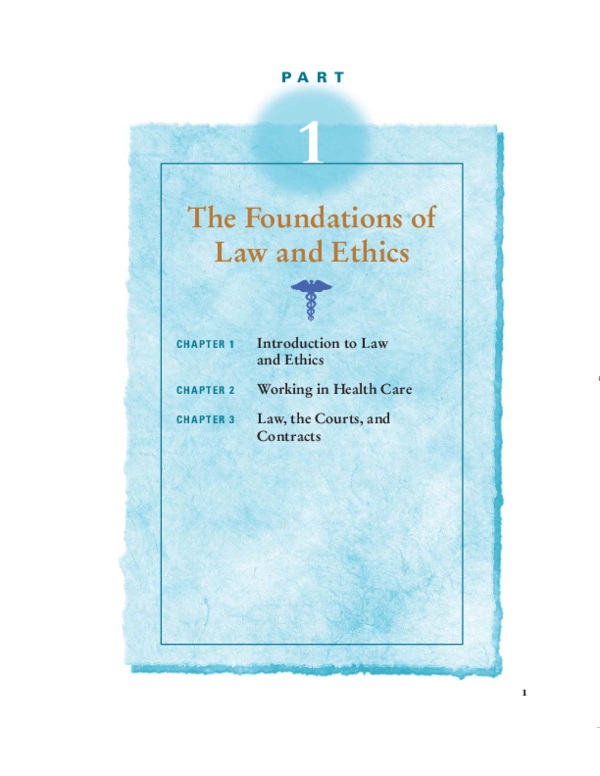 The Foundations of Law and Ethics