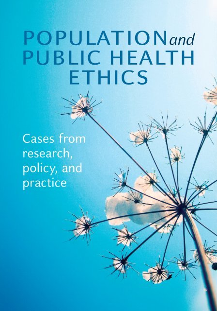 Population and Public Health Ethics