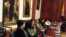 Rencontre avec le Rectorat de l'Université de Cuenca